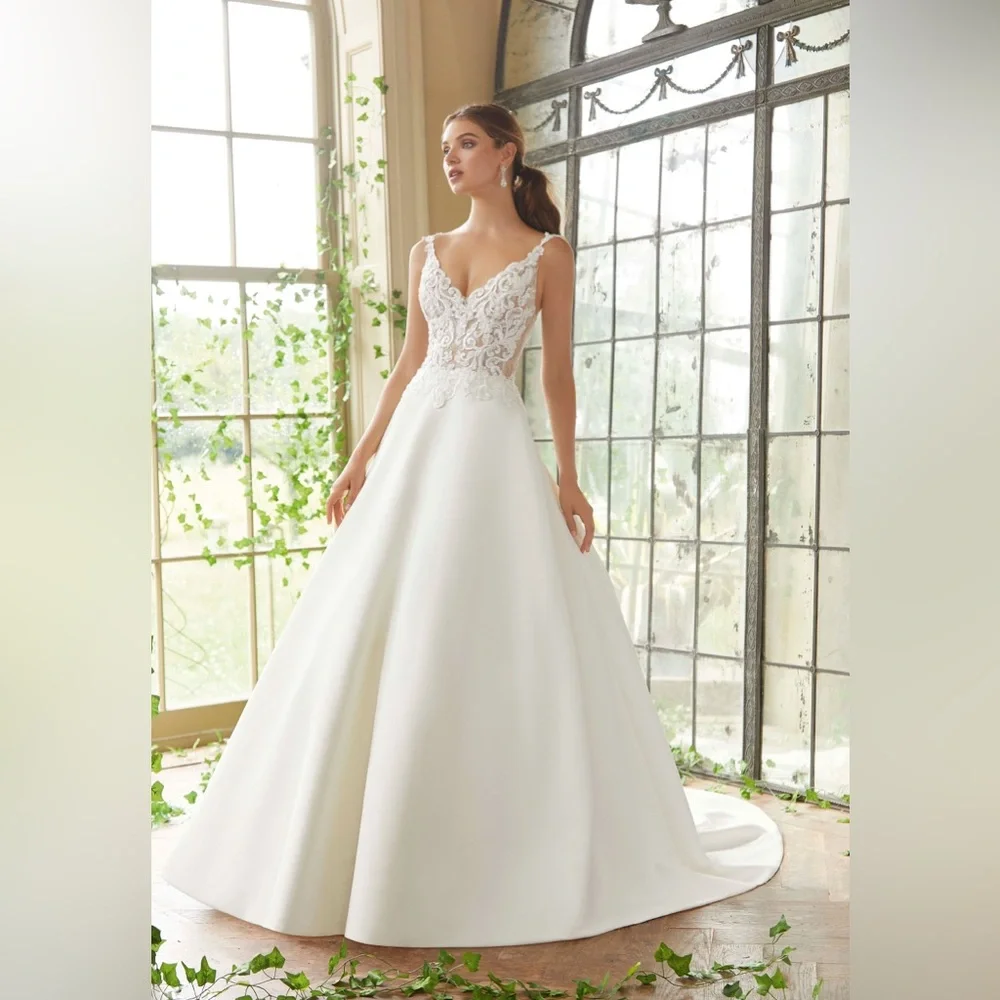 Morilee Style 5716 Petrova Wedding Dress - Picture 1 of 8